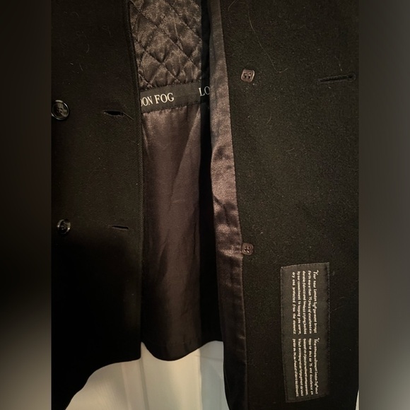 ⚪️London Fog black 70% wool jacket size 10 reg. - Picture 3 of 3